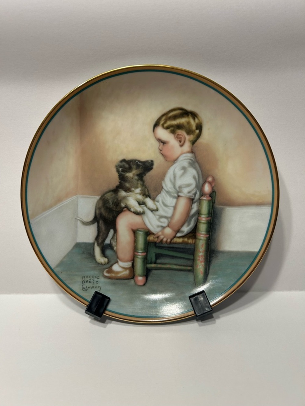 Bessie Pease Gutmann “SYMPATHY” Ceramic Plate